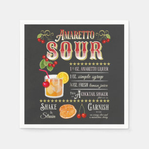 Amaretto Sour Recipe Pappersservett