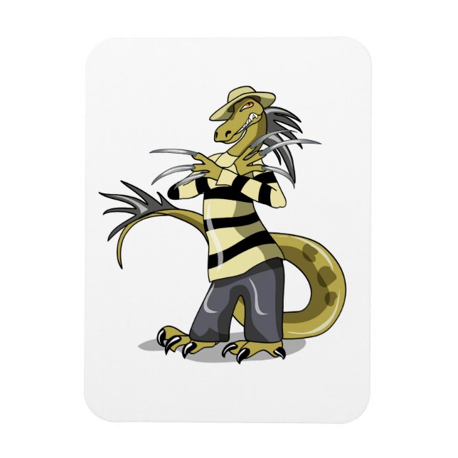Amargasaurus innehar som Freddy Krueger. Magnet (Vertikal)
