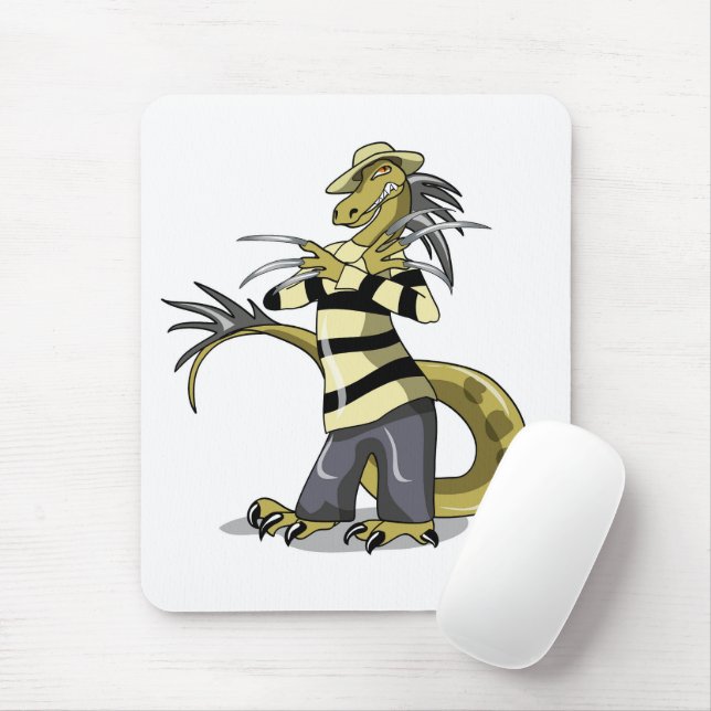 Amargasaurus innehar som Freddy Krueger. Musmatta (Med mus)