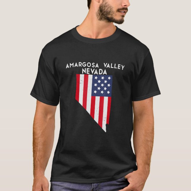 Amargosa Valley Nevada Förenta staterna State Amer T Shirt (Framsida)