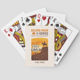 Amarillo Centennial Cowboy Solnedgångsdäck Casinokort
