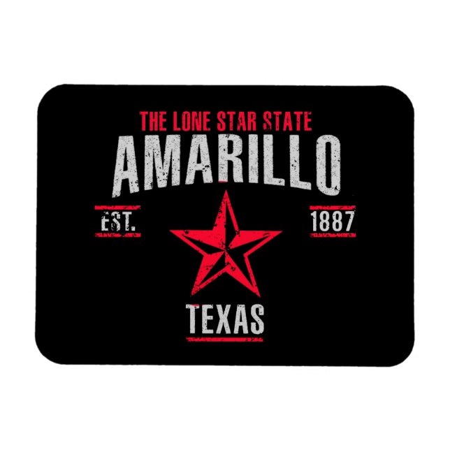 Amarillo Magnet (Horisontell)