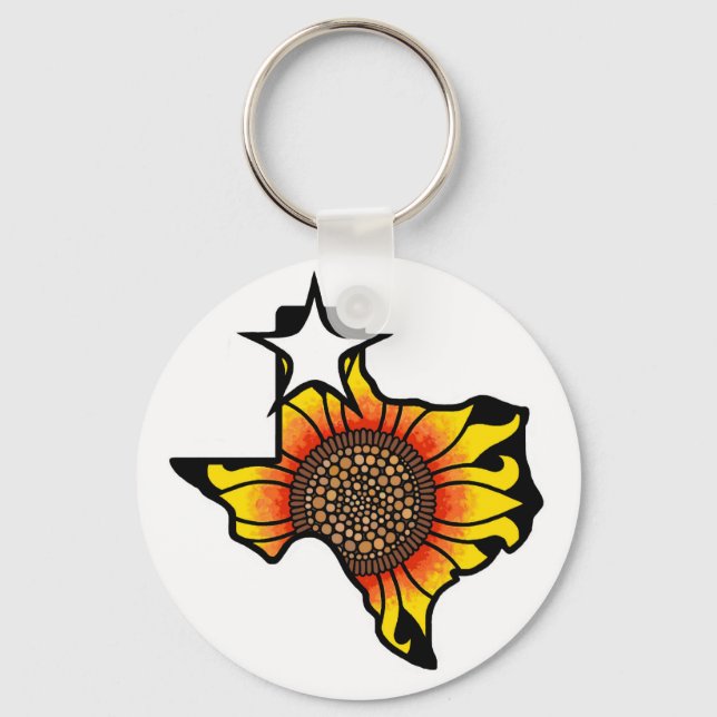 amarillo TEXAS design 2 Nyckelring (Framsida)