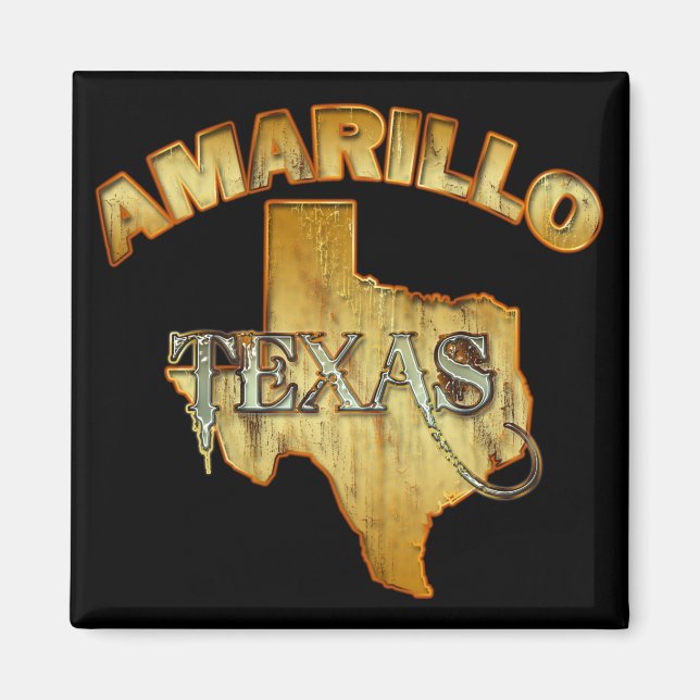 AMARILLO, TEXAS MAGNET (Framsidan)