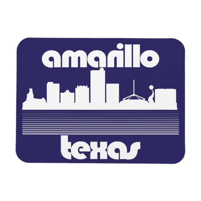 Amarillo Texas Magnet (Horisontell)