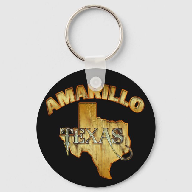 AMARILLO, TEXAS NYCKELRING (Framsida)