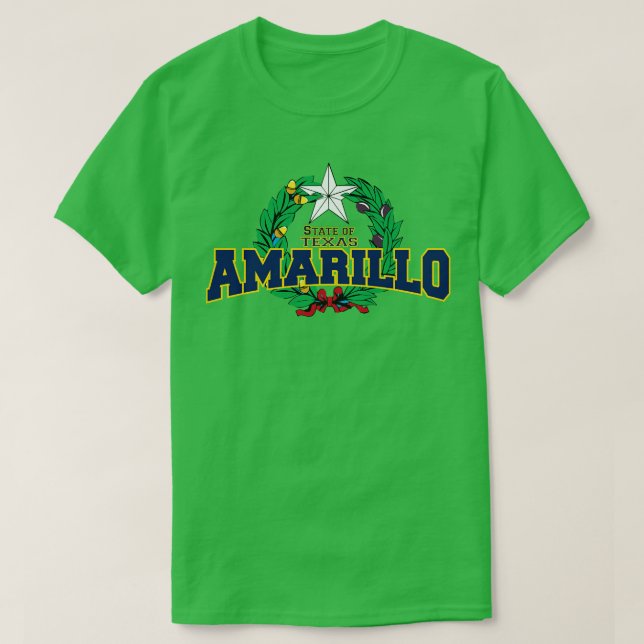 Amarillo Texas StateUSA T Shirt (Design framsida)