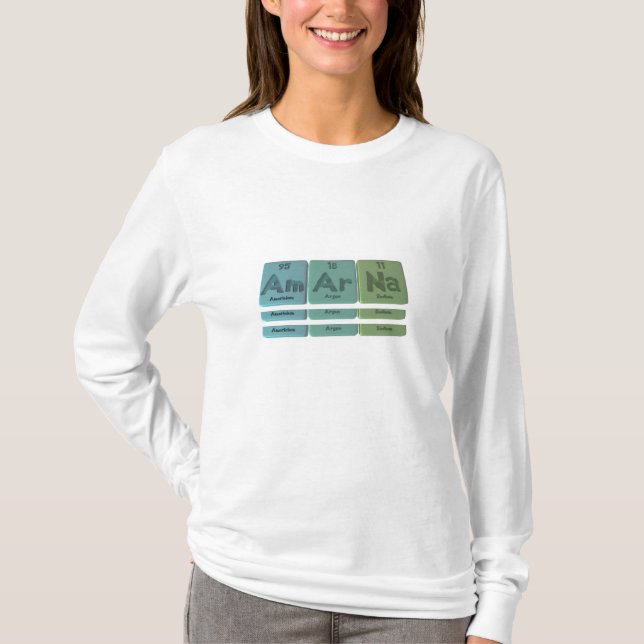 Amarna-Förmiddag-Ar-Na-Americium-Argon-Natrium Tee (Framsida)