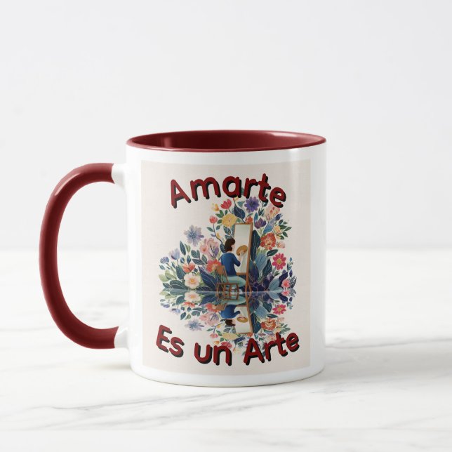 Amarte es un Arte Mugg (Vänster)