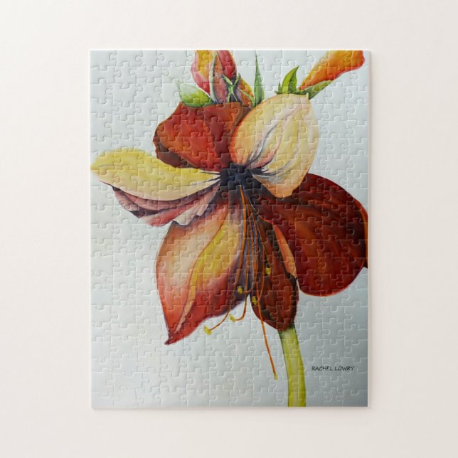 Amaryllis 2 Jigszawa Puzzle Pussel (Vertikal)