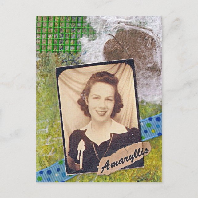 Amaryllis ATC Vykort (Framsida)