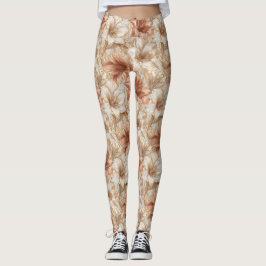 Amaryllis Blomma Träning Amaryllis Tema  Leggings