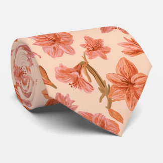 Amaryllis Blommig Brud Far Tropisk Bröllop Slips