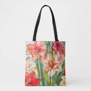 Amaryllis Botanical Flowers Tygkasse