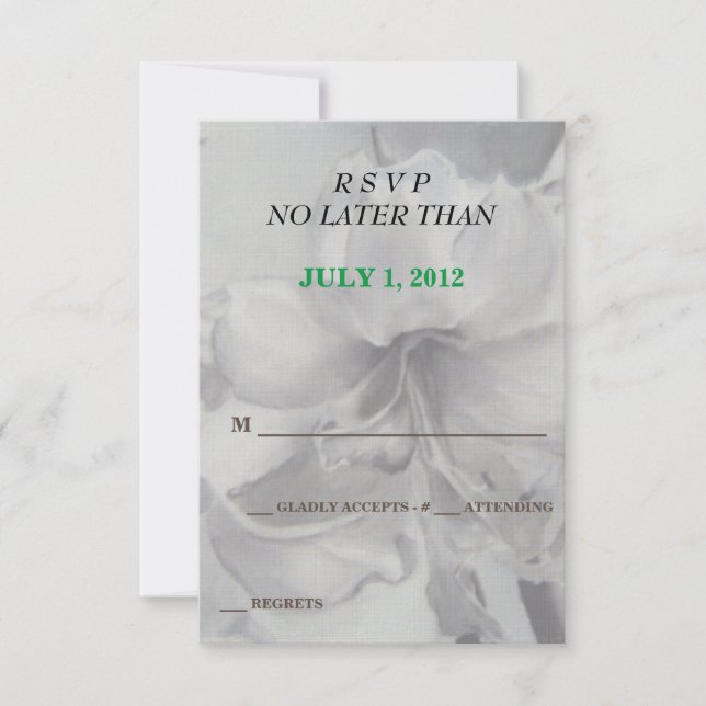 AMARYLLIS FLOWER ANPASSADE OSA KORT (Framsida)