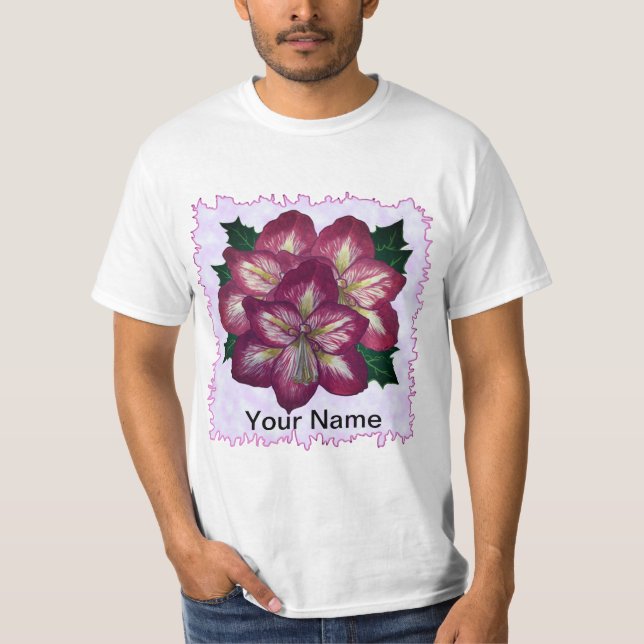Amaryllis Holly  T Shirt (Framsida)