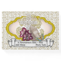 Amaryllis Kor Memorial gäst bok