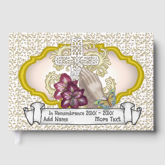 Amaryllis Kor Memorial gäst bok (Framsida)