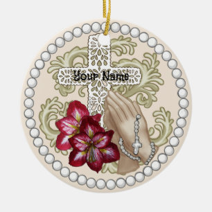 Amaryllis Rosary anpassningsbar ornament