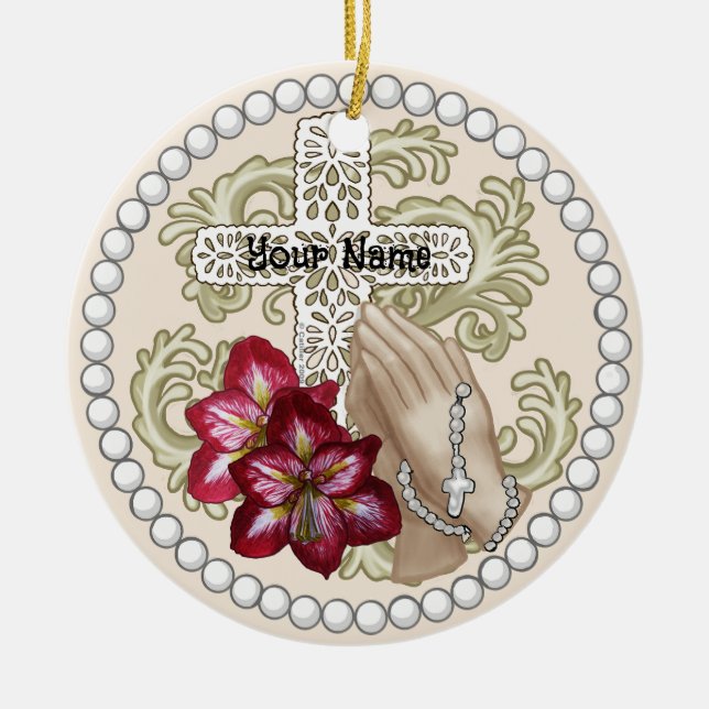 Amaryllis Rosenkrans ornament (Framsidan)