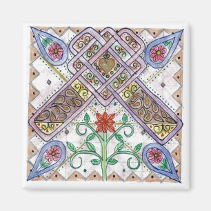 "Amaryllis" Theresa Hartman Magnet