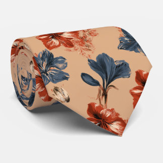 Amaryllis tryck Groom män professionell Slips