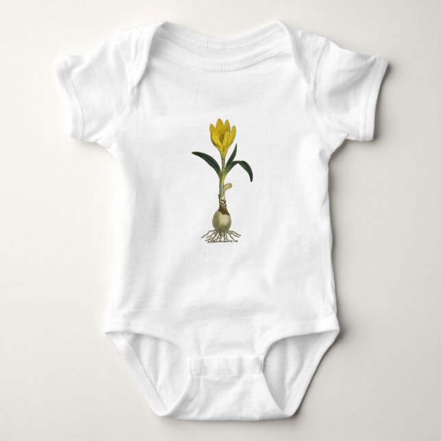 Amaryllis Tulip Botanical Garden Flower Tee Shirt (Framsida)