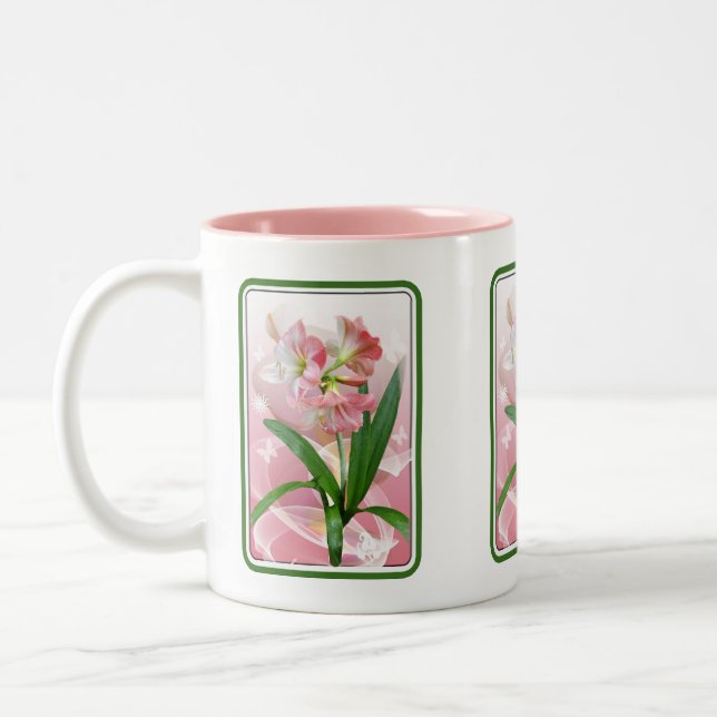 Amaryllis Två-Tonad Mugg (Vänster)