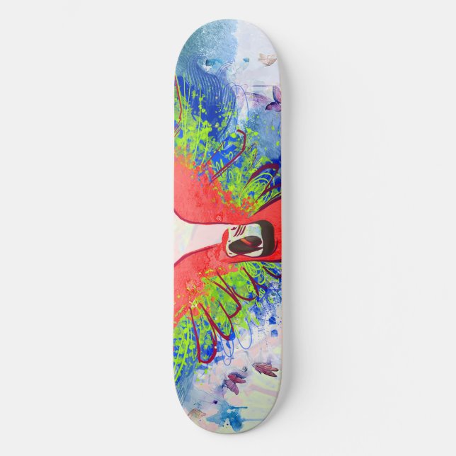 AmasonpapegojaMacaw Skateboard Bräda 19,5 Cm (Framsida)