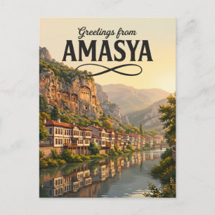 Amasya Turkiet Vykort