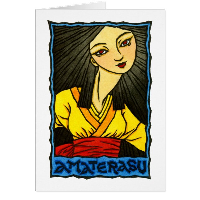 Amaterasu Hälsningskort (Framsidan)