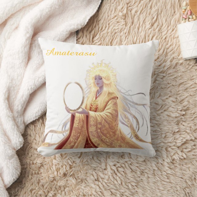 Amaterasu pillow kudde (Filt)