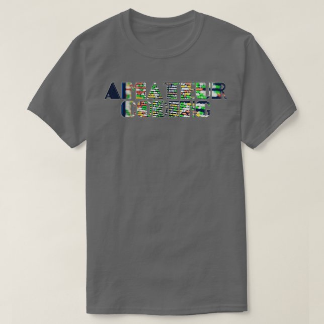 Amateur Coding T Shirt (Design framsida)