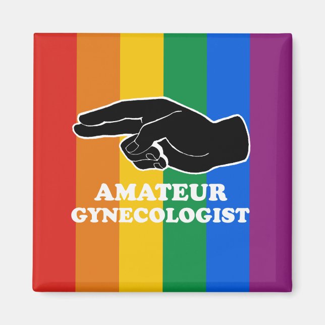 Amateur gynekolog magnet (Framsidan)
