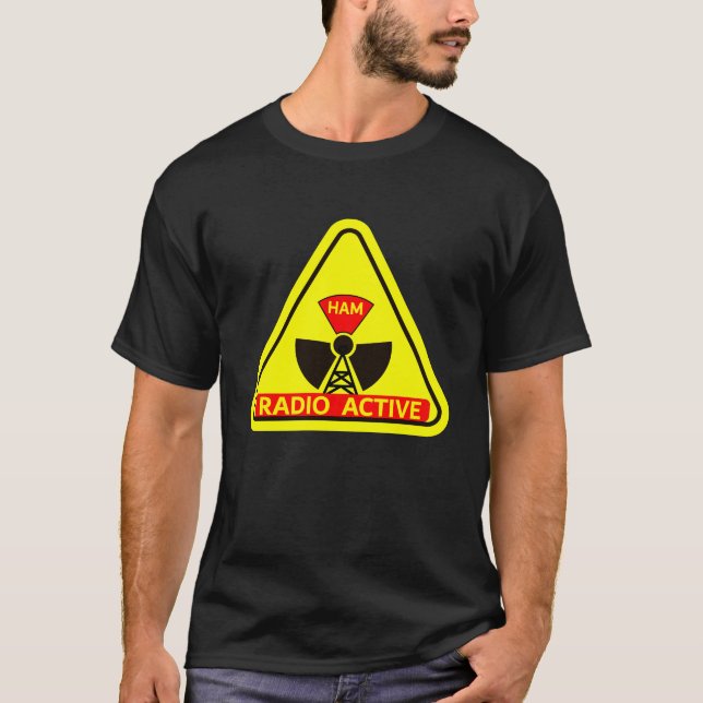 Amateur Ham Radio Active Tshirt T Shirt (Framsida)