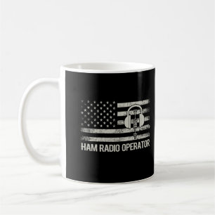 Amateur Ham Radio Flagga Kaffemugg