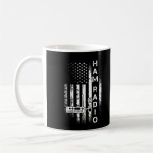 Amateur Ham Radio Flagga Kaffemugg
