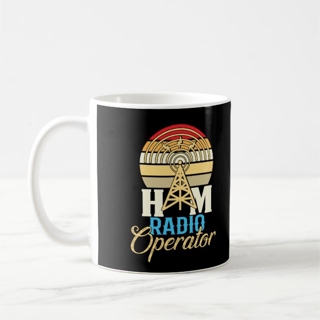 Amateur Ham Radio Operator Kaffemugg (Vänster)