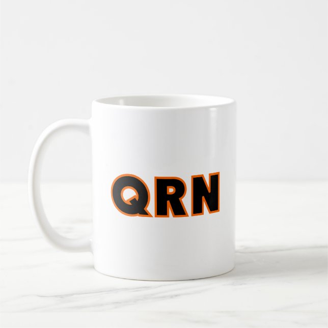 Amateur Ham Radio QRN Kaffemugg (Vänster)