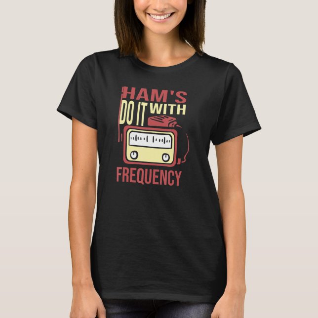 Amateur Hamradio Operateur T Shirt (Framsida)