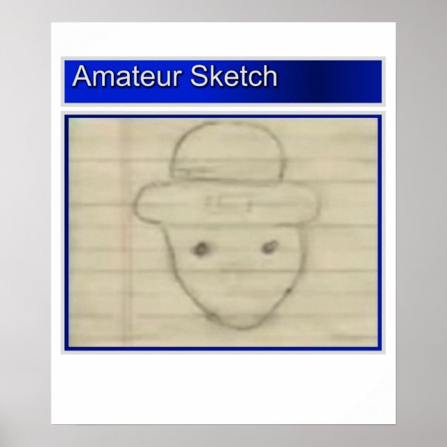 Amateur Leprechaun Sketch Poster (Framsidan)