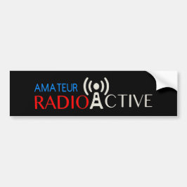 Amateur Radio Active Bumper Sticker Bildekal