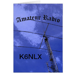 Amateur Radio and Call Sign Hälsningskort