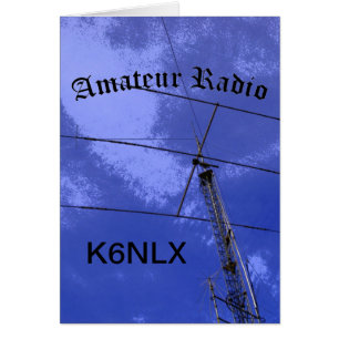 Amateur Radio and Call Sign Hälsningskort