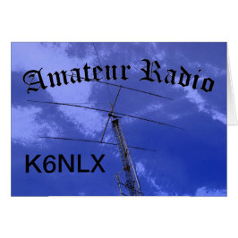 Amateur Radio and Call Sign Hälsningskort