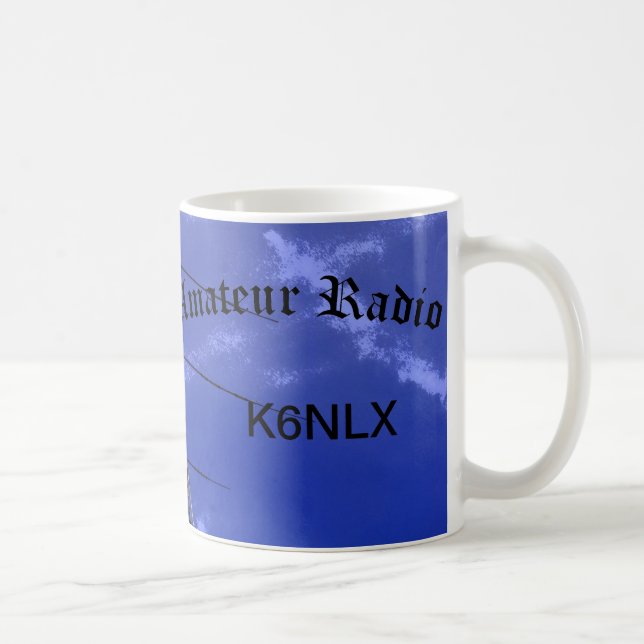 Amateur Radio and Call Sign Kaffemugg (Höger)