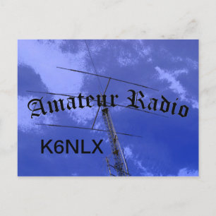 Amateur Radio and Call Sign Vykort