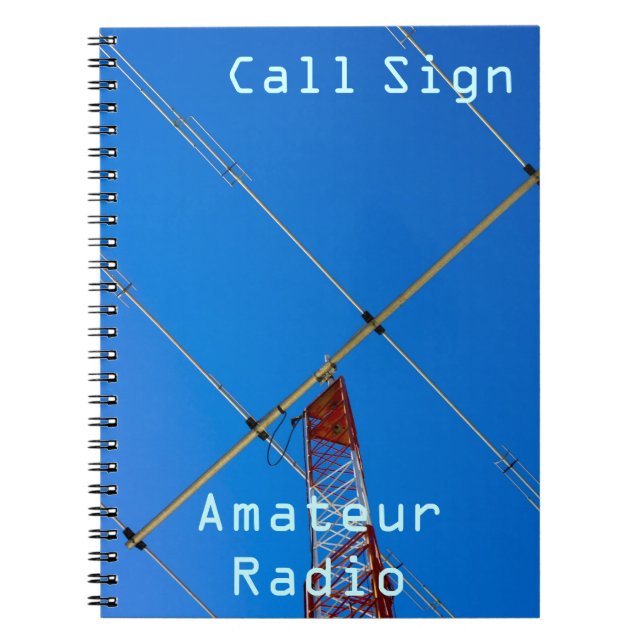 Amateur Radio Call Sign & Beam 2 Anteckningsbok (Framsidan)