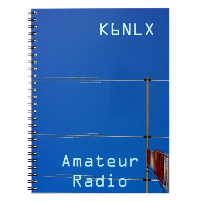 Amateur Radio Call Sign & Beam 3 Anteckningsbok (Framsidan)