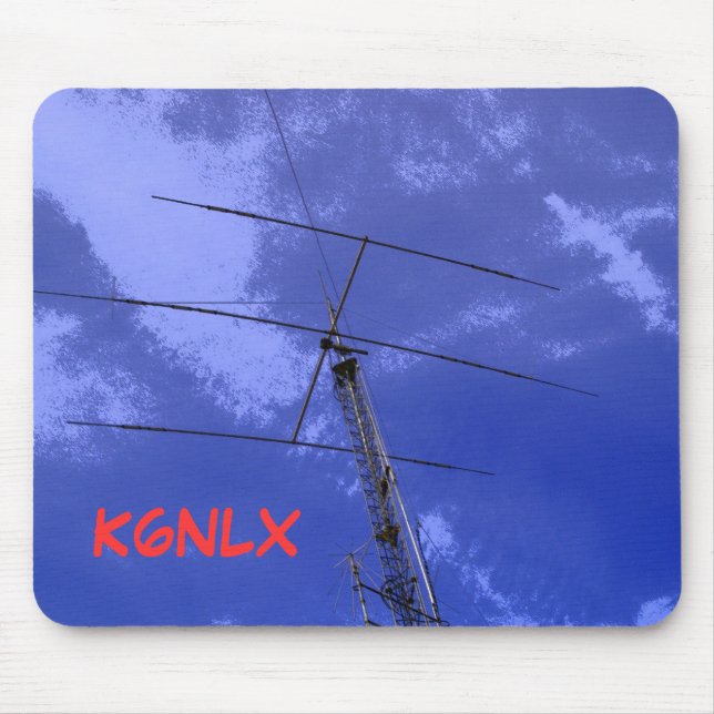 Amateur Radio Call Sign Mouse Pad Musmatta (Framsidan)